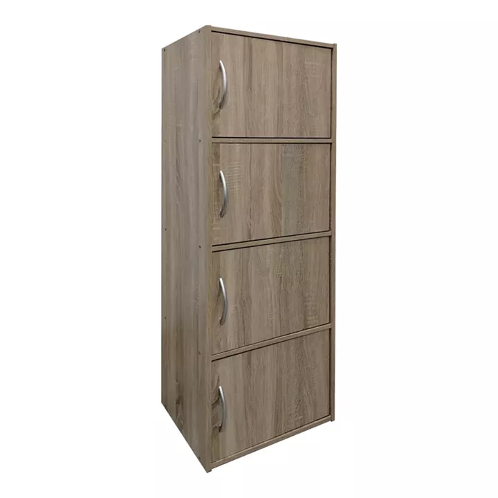 Gabino I pakoworld column cabinet in sonoma shade 40x34.5x120cm