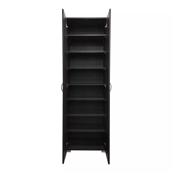 Shoe rack-wardrobe Racka pakoworld in anthracite shade 58x34x186cm