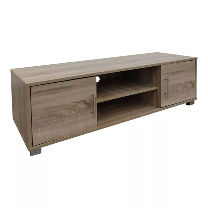 Serank pakoworld TV cabinet in sonoma shade 120x40x40cm