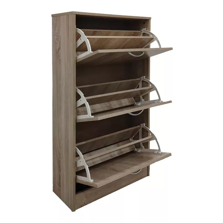 Shoe rack Savaz pakoworld in sonoma 60x24x114cm