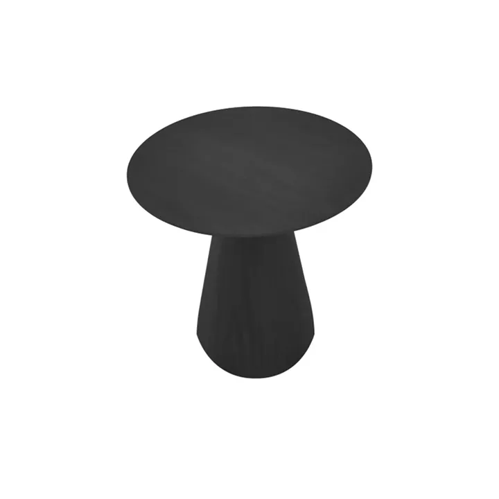 Donda pakoworld coffee table mdf in black shade D60x40cm