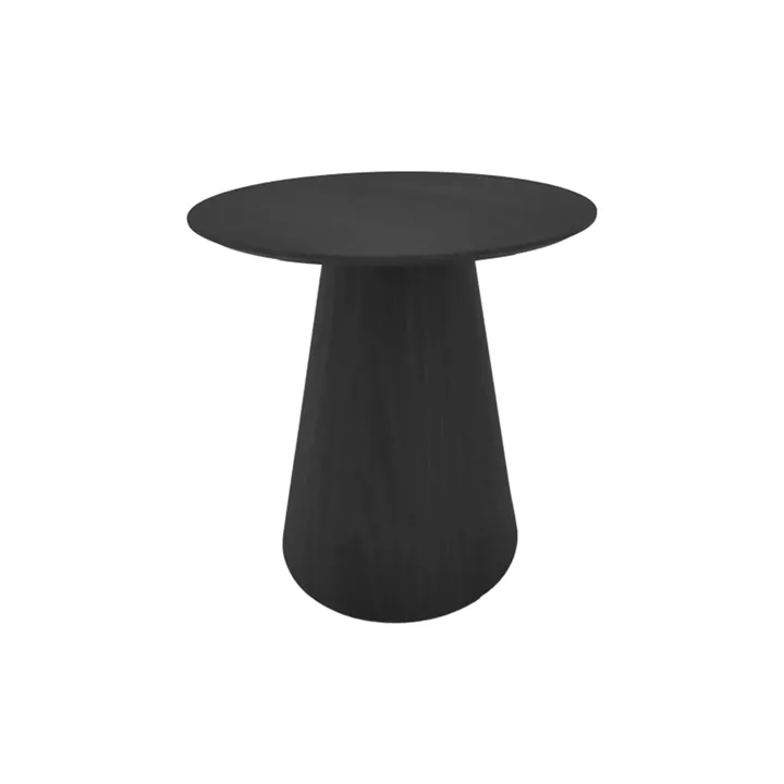 Donda pakoworld coffee table mdf in black shade D60x40cm