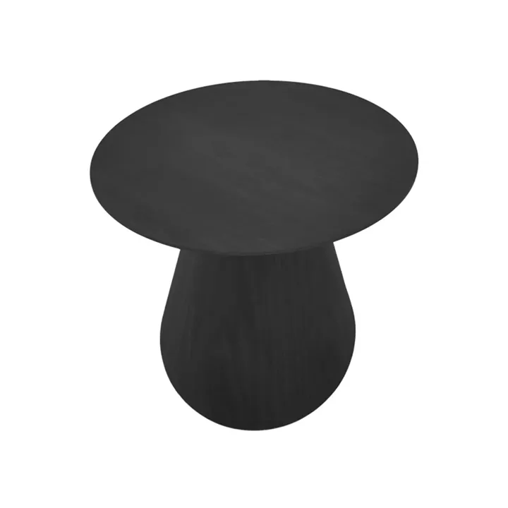 Donda pakoworld coffee table mdf in black shade D80x45cm