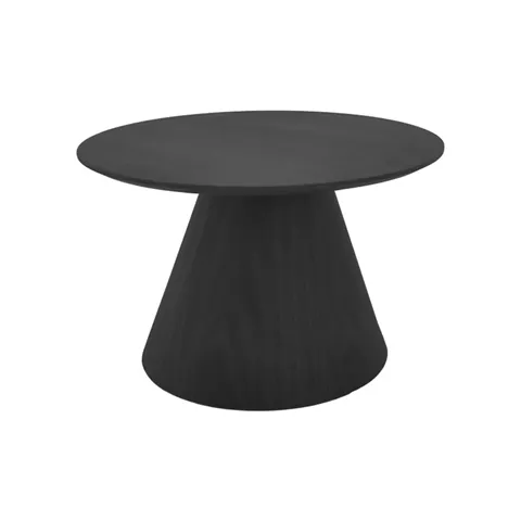 Donda pakoworld coffee table mdf in black shade D80x45cm