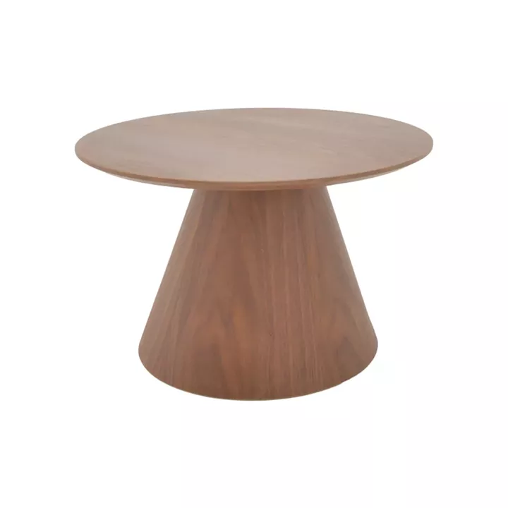 Donda pakoworld coffee table mdf in walnut shade D80x45cm