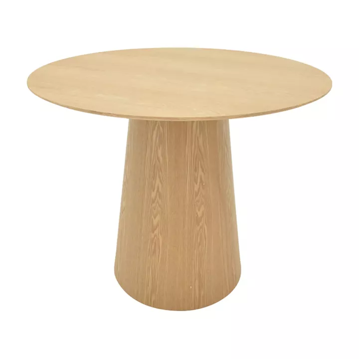 Tραπέζι Donda pakoworld mdf sonoma Φ100x76εκ