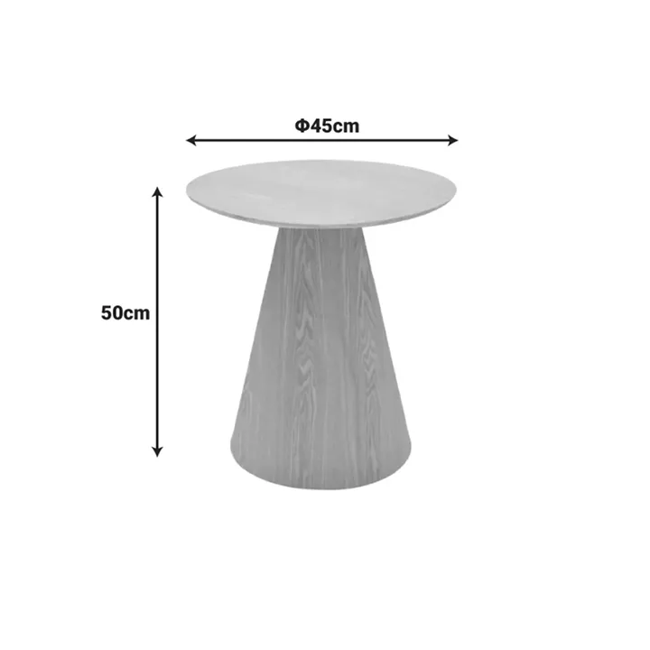 Donda pakoworld side table mdf sonoma D45x50cm