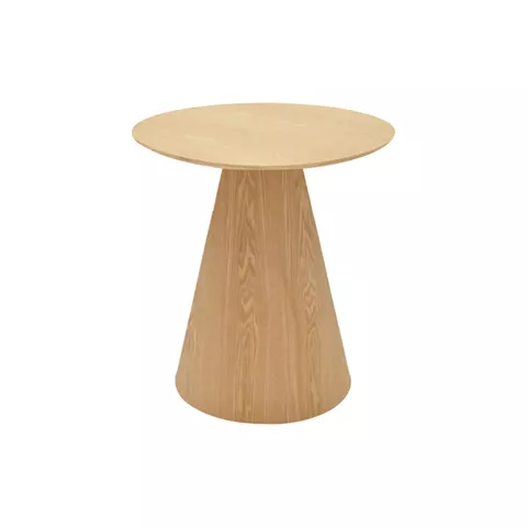 Βοηθητικό τραπέζι Donda pakoworld mdf sonoma Φ45x50εκ