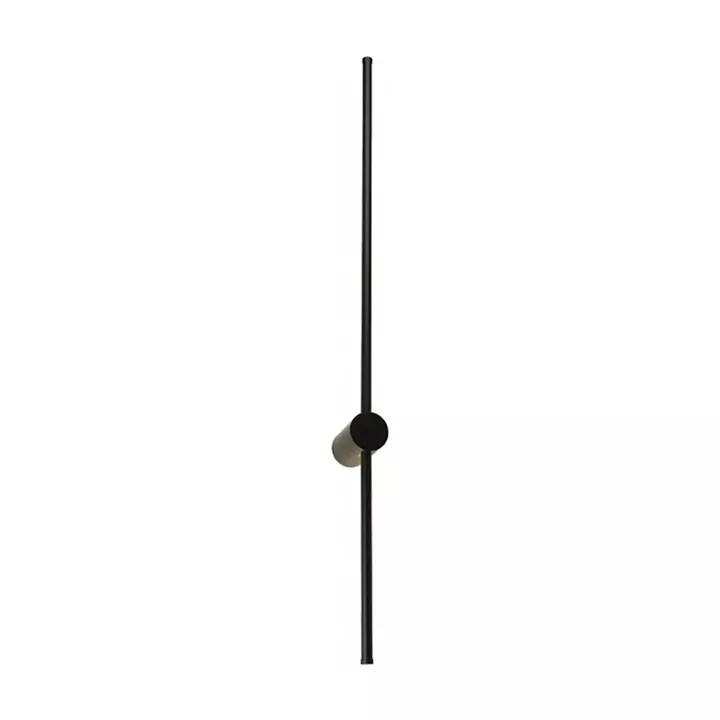 Wall led light Eftenbo pakoworld in black color D8x80cm