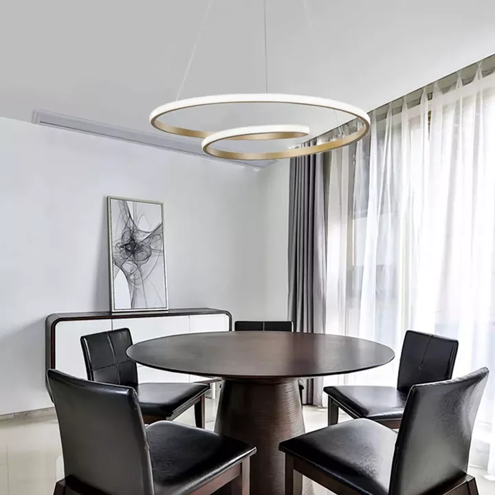 Ceiling lamp Rexon pakoworld led gold metal D49x12cm
