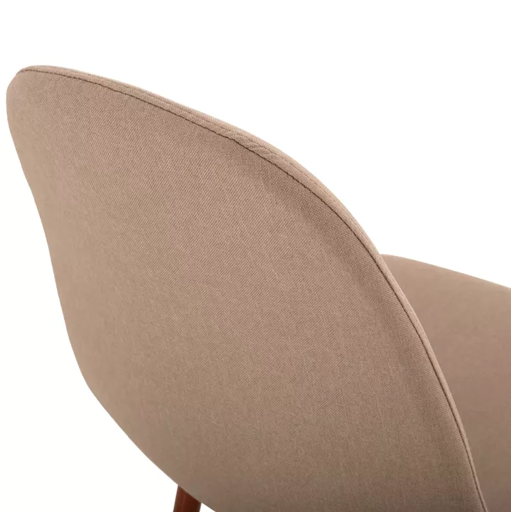DINING SET 5PCS LEOMOR HM21270.01 DINING TABLE & 4 DINING CHAIRS - BEIGE FABRIC