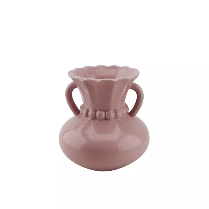 Beauty Home Βάζο  Με Πέρλες 14 x 14 x 15 cm