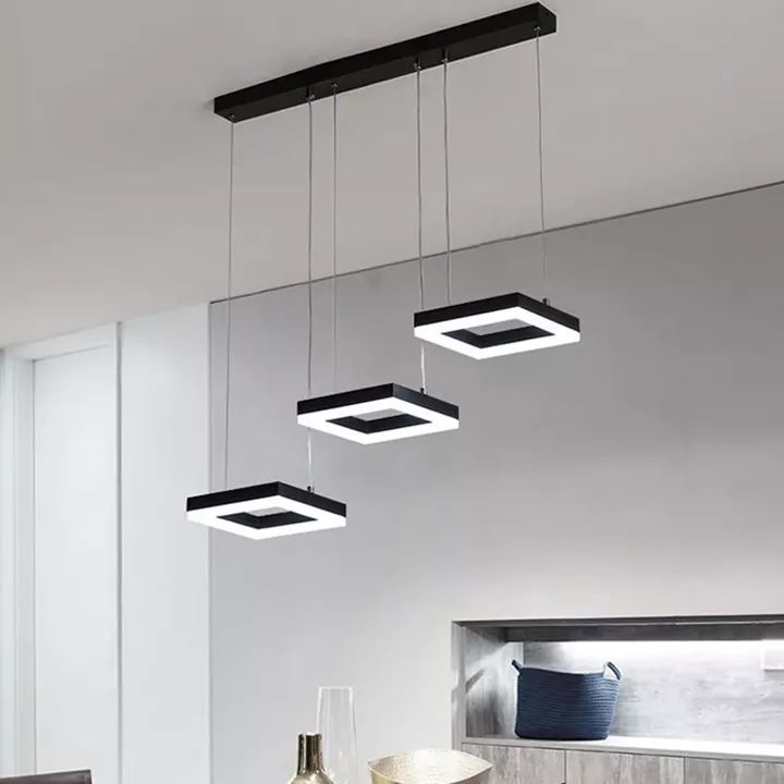 Φωτιστικό οροφής τρίφωτο Benor pakoworld led μέταλλο μαύρο 70x20x15εκ