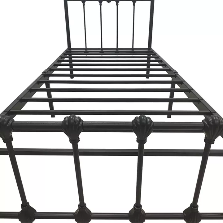 Wotso pakoworld metal bed in black shade 90x190cm
