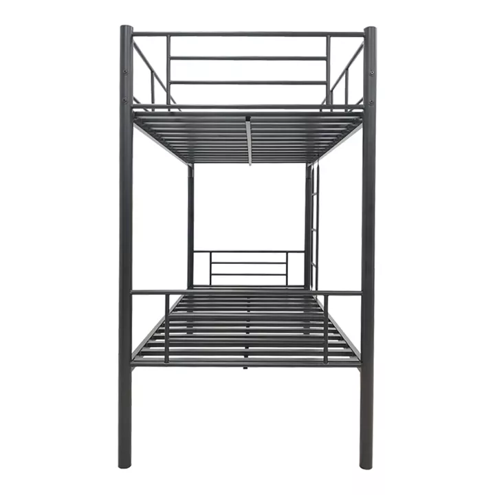 Belit pakoworld metal bunk bed in black shade 90x190cm