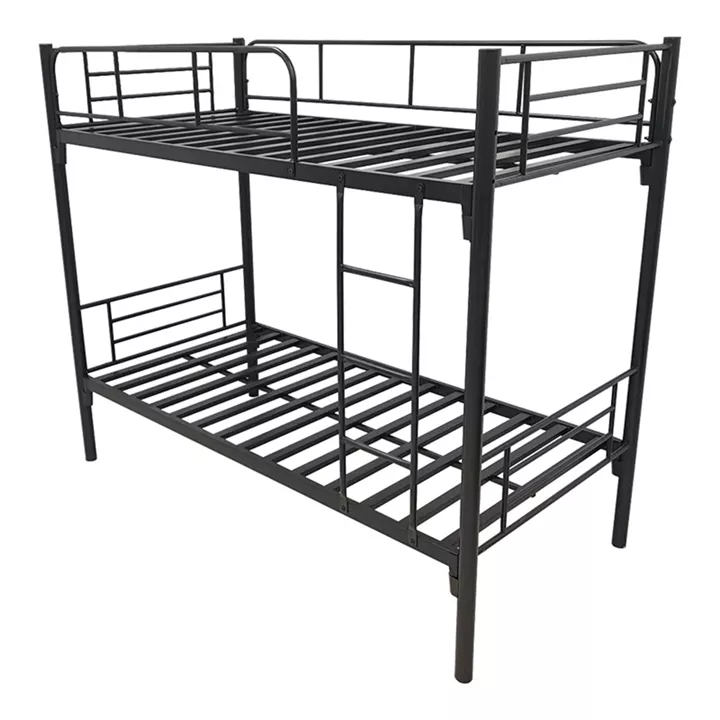 Belit pakoworld metal bunk bed in black shade 90x190cm