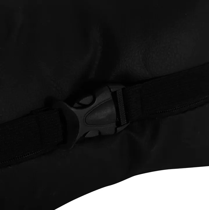 SET OF HEAD AND LUMBAR SUPPORT CUSHIONS IN BLACK COLOR
