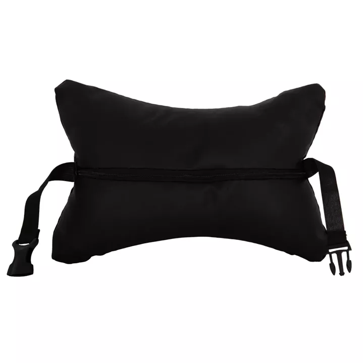 SET OF HEAD AND LUMBAR SUPPORT CUSHIONS IN BLACK COLOR