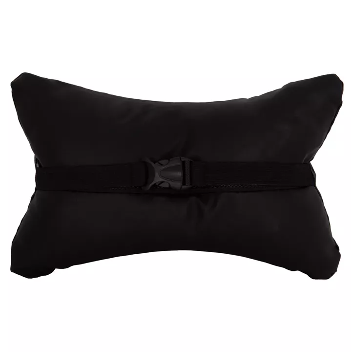 SET OF HEAD AND LUMBAR SUPPORT CUSHIONS IN BLACK COLOR