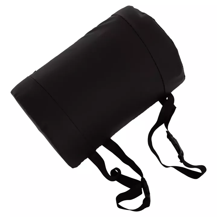 SET OF HEAD AND LUMBAR SUPPORT CUSHIONS IN BLACK COLOR
