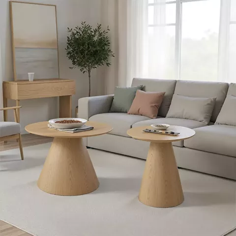 Donda pakoworld mdf coffee table set of 2 sonoma