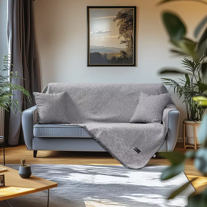Beauty Home Ριχτάρι Μονοθέσιο Art 8640 170x170 Γκρι