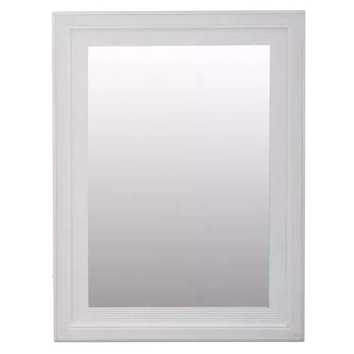 MIRROR HM7191 WHITE PATINA 60Χ2Χ80 cm.