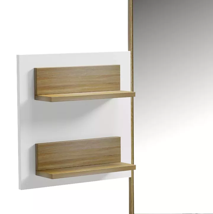 ENTRANCE SET 2PCS CHERYL HM21276.02 MELAMINE IN WHITE--SONAMA