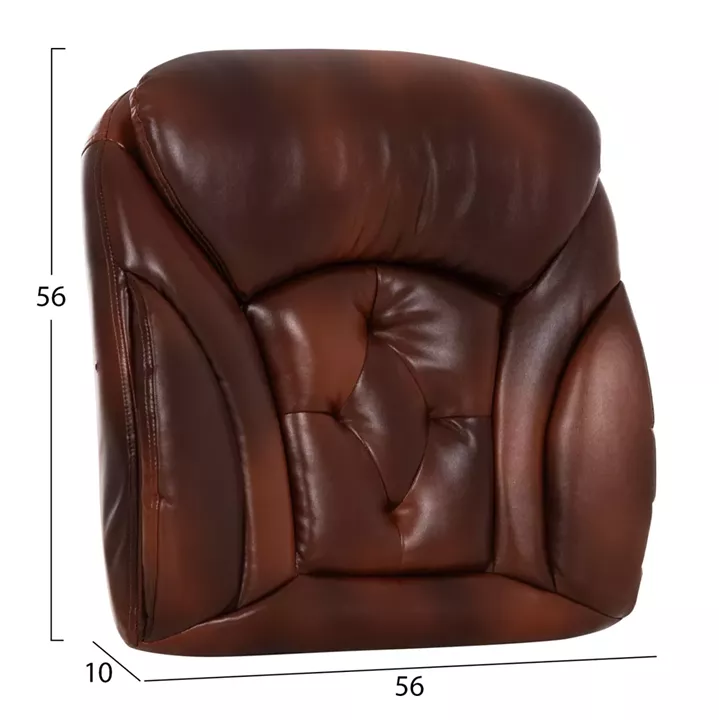 REPLACEMENT SEAT FOR OFFICE CHAIR HM1099.09 BROWN PU 56x10(thickness)x56cm.