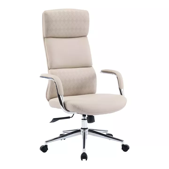 Manager office chair Bendona pakoworld beige pu 71x78x119-127cm