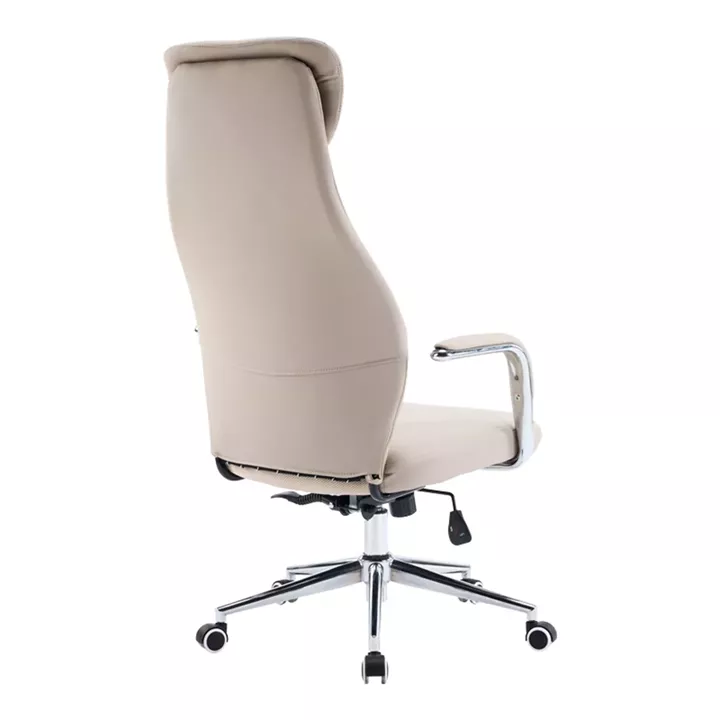 Manager office chair Ferka pakoworld beige pu 64x71x120-128cm