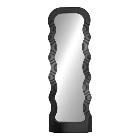 Mirror Spejo Inart black PP 50x2.8x147.5cm