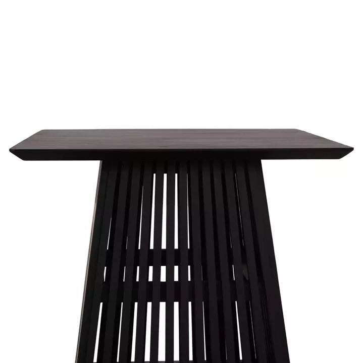 ΤΡΑΠΕΖΙ ΤΡΑΠΕΖΑΡΙΑΣ ΤΕΤΡΑΓΩΝΟ FRANTZ HM9458.02 MINDI ΞΥΛΟ ΜΑΥΡΟ 80x80x78Yεκ.
