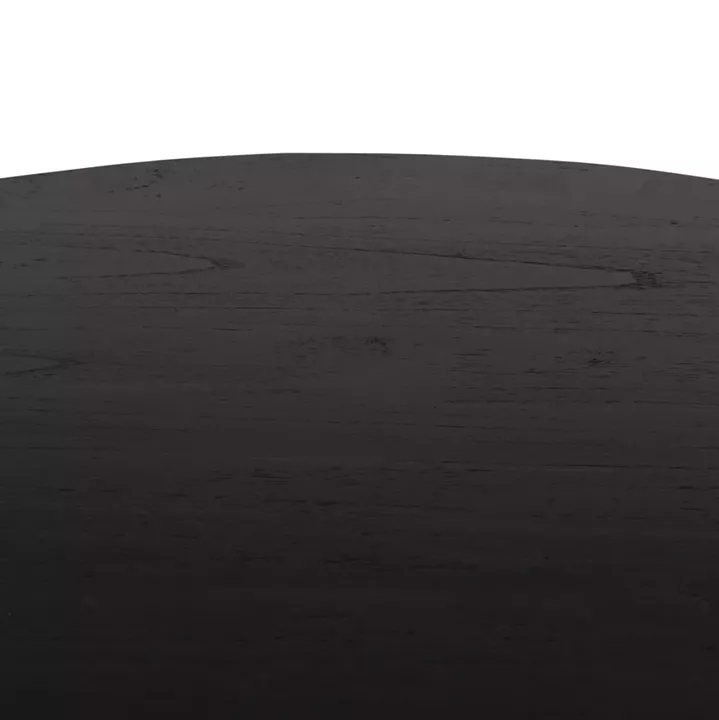 DINING TABLE ROUND FRANTZ HM9388.02 MINDI WOOD IN BLACK Φ118x79Hcm.