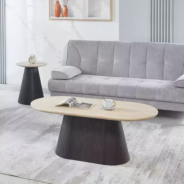 ΤΡΑΠΕΖΙ ΣΑΛΟΝΙΟΥ ΟΒΑΛ CATER HM18321 ΚΕΡΑΜΙΚΟ TOP ΟΨΗ ΤΡΑΒΕΡΤΙΝΑΣ-MDF ΒΑΣΗ 124x63x39Υεκ