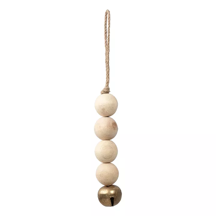 Beauty Home Ξύλινο Στολίδι με Χάντρα 13 cm