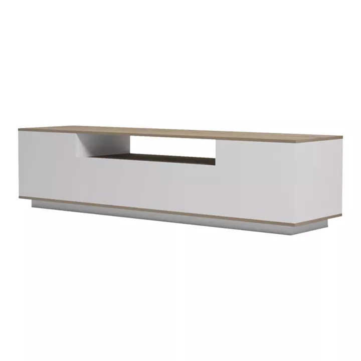 Tv stand Winey pakoworld in sonoma-white color 180x44.5x44.5cm