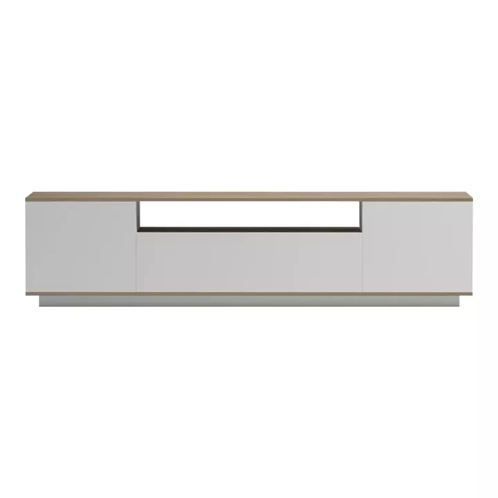 Tv stand Winey pakoworld in sonoma-white color 180x44.5x44.5cm