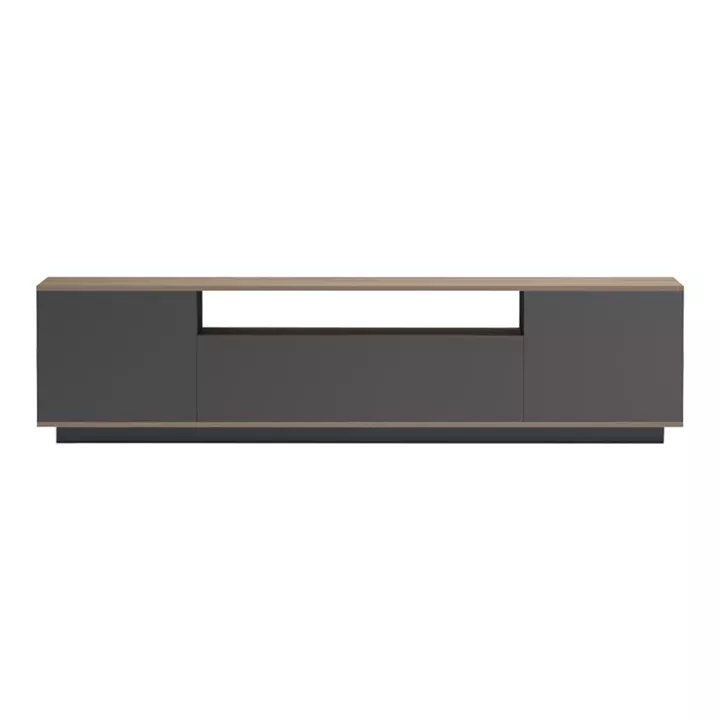 Tv stand Winey pakoworld in sonoma-anthracite color 180x44.5x44.5cm