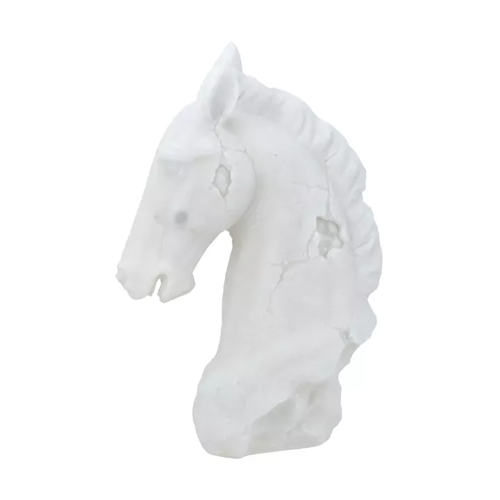 Artekko Horse Λευκό Διακοσμητικό άλογο Ρητίνης (27x17.5x39.5)cm
