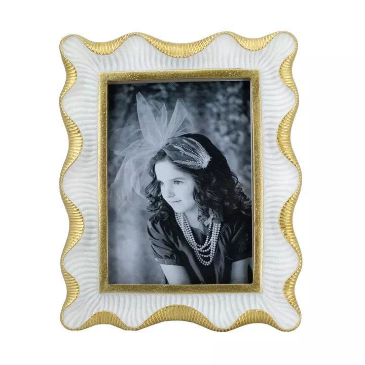 Artekko Frame Λευκή Κορνίζα Ρητίνης για Φωτογραφία 5Χ7