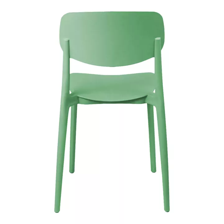 Stackable Berdian pakoworld pp chair in mint color 38x49x79cm