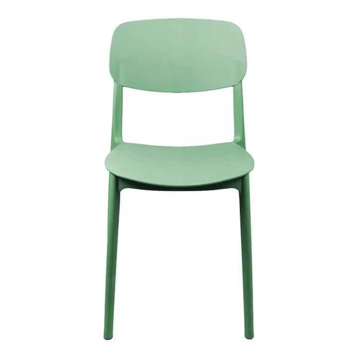 Stackable Berdian pakoworld pp chair in mint color 38x49x79cm