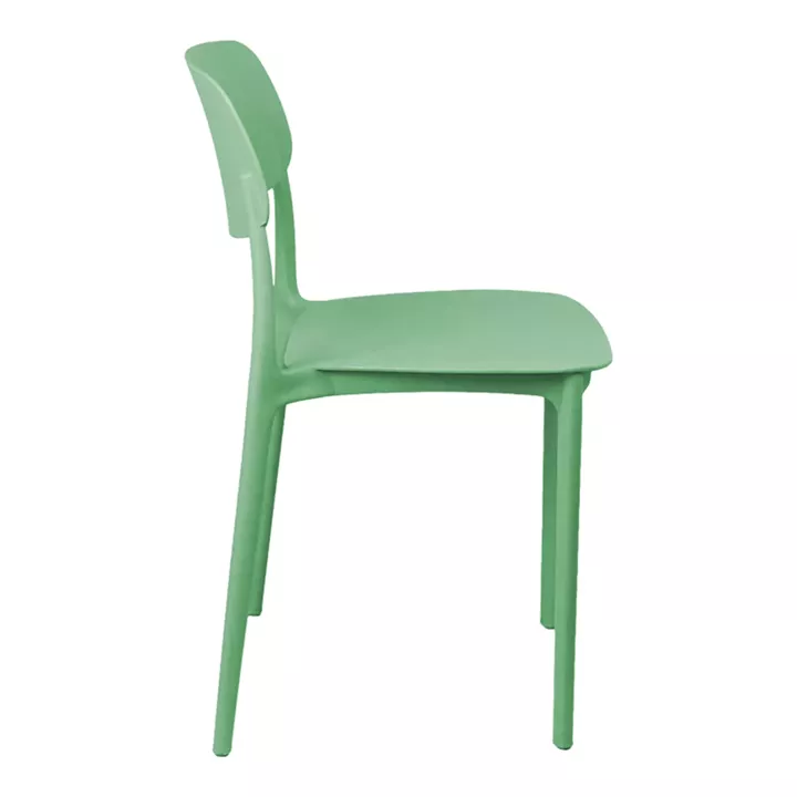 Stackable Berdian pakoworld pp chair in mint color 38x49x79cm