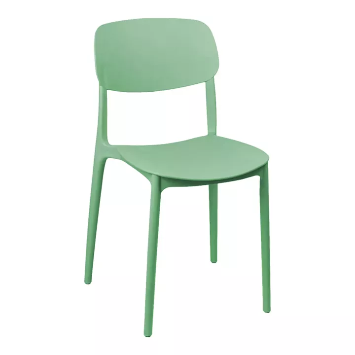 Stackable Berdian pakoworld pp chair in mint color 38x49x79cm