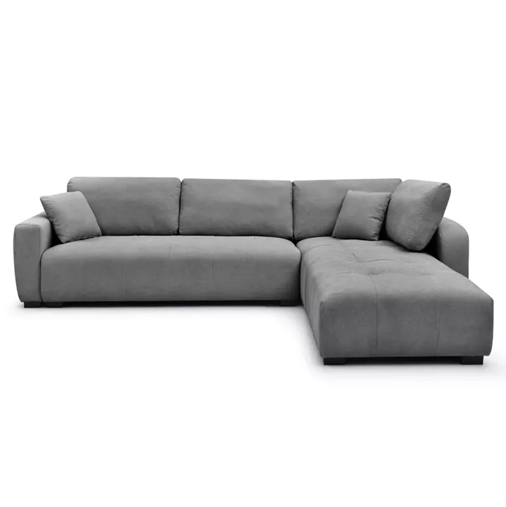 CORNER SOFA REVERSIBLE MEDEL HM3288.01 GREY P.E. FABRIC 296x208x80Hcm.