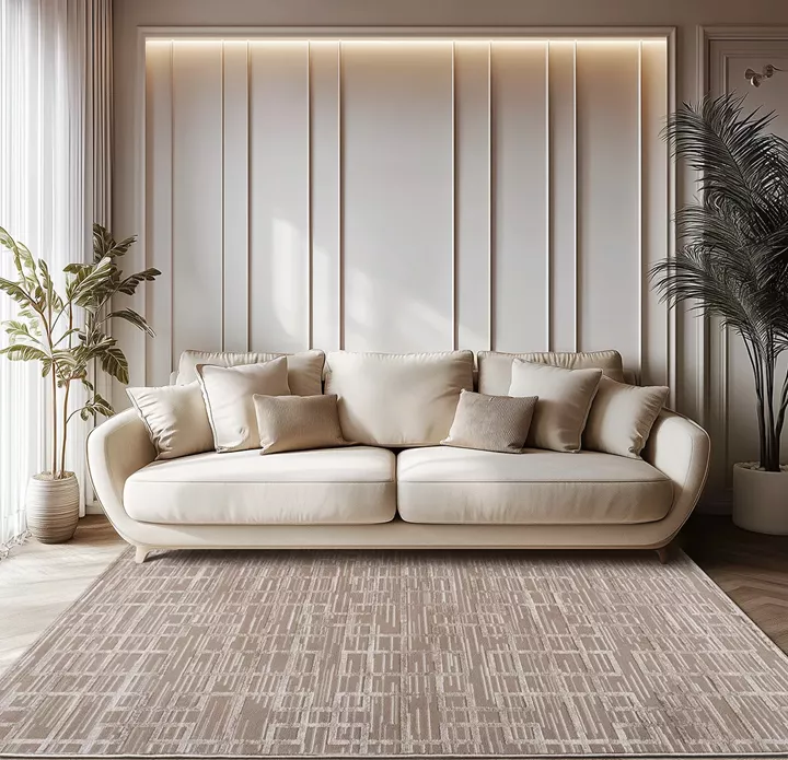 Beauty Home Χαλί Serena Art 9836 160x230 Μπεζ,Γκρι