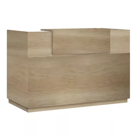 Reception Lotus pakoworld in oak  color 200x70x110cm