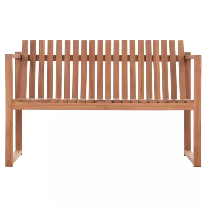 OUTDOOR BENCH 2-SEATER VED HM18124 TEAK WOOD IN NATURAL COLOR 130x60x86Hcm.