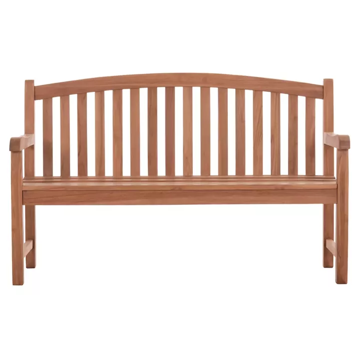 OUTDOOR 3-SEATER BENCH ELENA HM18125 TEAK WOOD--NATURAL COLOR 150x61x95Hcm.